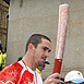 Kevin Pietersen Olympic Torch Runner