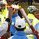 Lighting The Final Torch In The London Relay