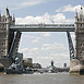 FGS German Patrol Boat WIESEL passing through Tower Bridge London