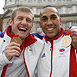 Boxers Tony Jeffries[Bronze],James DeGale [Gold]