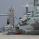 F.S BLAISON alongside HMS BELFAST