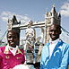 London Marathon Winners 2014   E.KIPLAGAT & W.KIPSANG