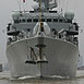 HMS Westminster on the Thames