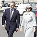 Tony & Cheri Blair walking to the Abbey