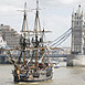 Swedish Ship Gotheborg arrives in London