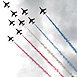 Flypast down the Mall Falklands 25